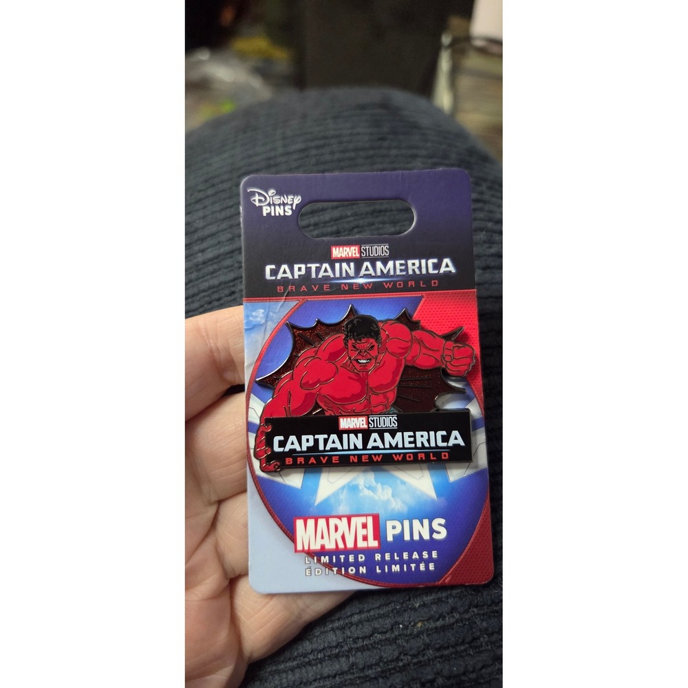 Disney Marvel Captain America Brave New World Red Hulk Limited Release Pin 2025